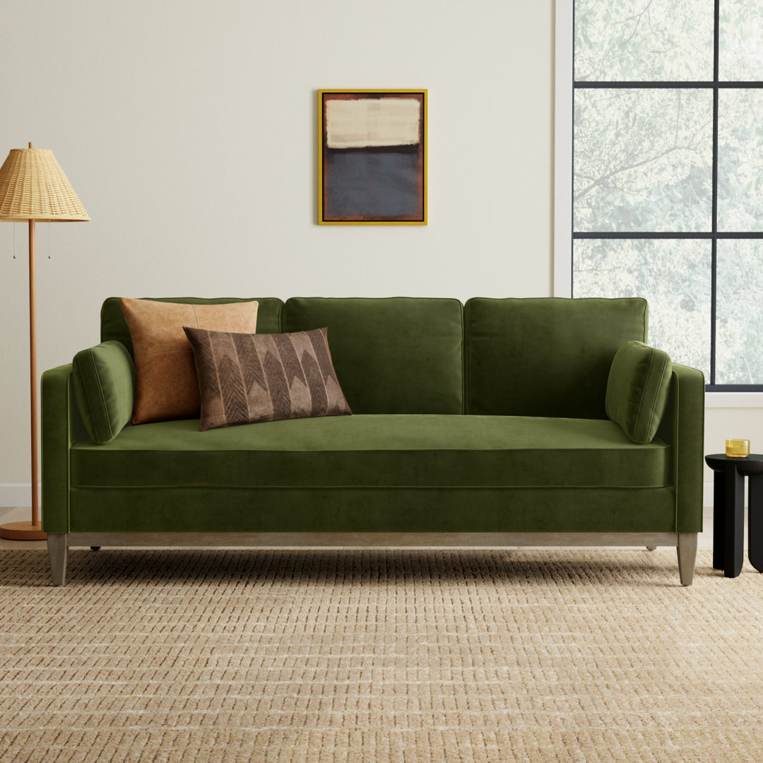 Pera 84'' Upholstered Sofa